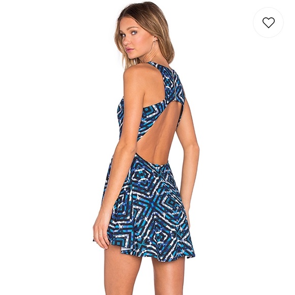 NBD Dresses & Skirts - NBD TakeOver dress in Turquoise Geo